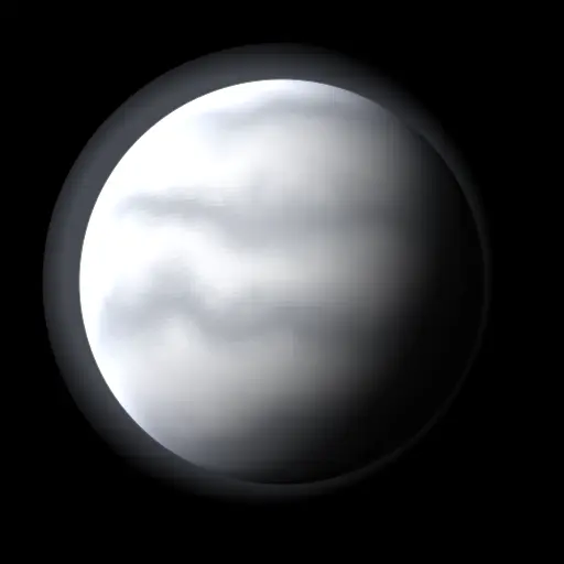 Artist's impression: giant, warm, radius not measured, 2,860.5 Earth masses, Teq 900 K.